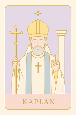 Karta tarot Kapłan