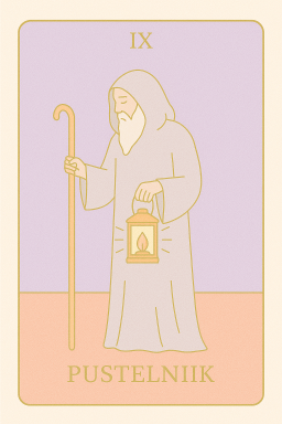 Karta tarot Pustelnik