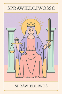 Karta tarot Sprawiedliwość